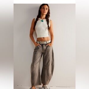 We the free Good Luck Barrel jeans-Free People